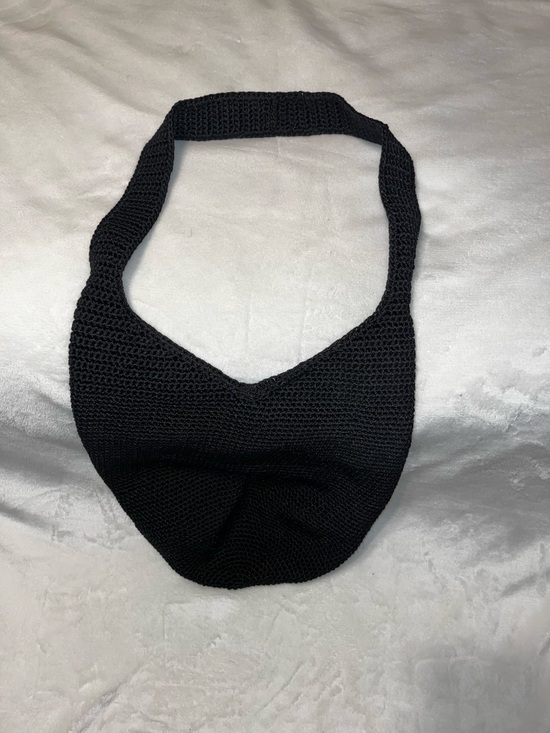 The Sak Handbags - The Sak Black Knit Shoulder Bag